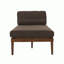 Chaise longue en tissu Sarom avec traversin-71521101