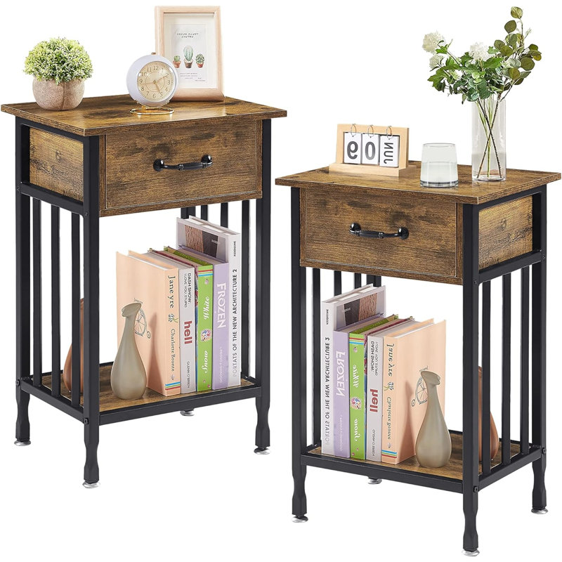 Table de bout Gefell, Brun