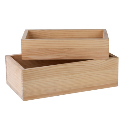 Wooden Crates/Risers Set of 2