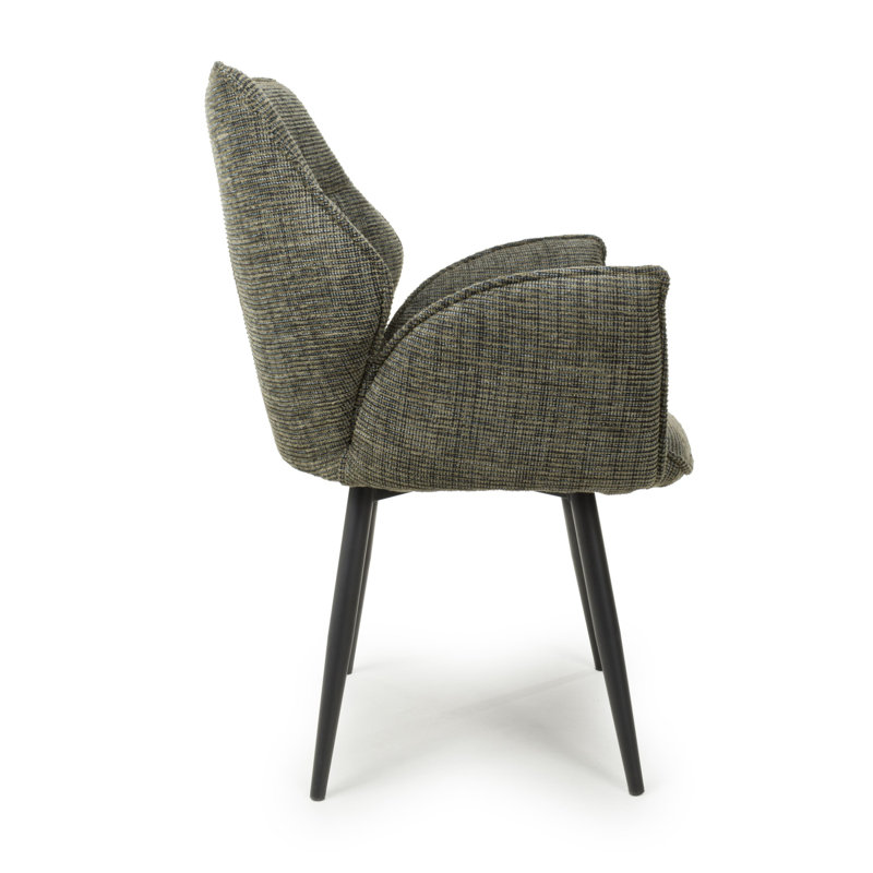 Baltimore Tweed Swivel Dining Chair, Green