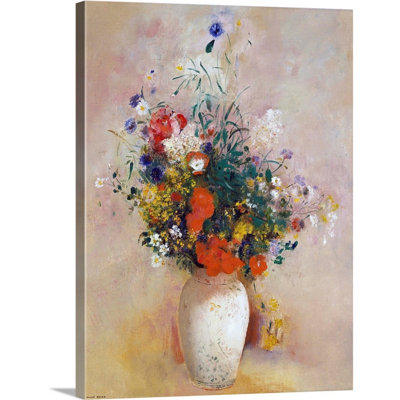 « Vase de fleurs » par Odilon Redon-reproduction d’art