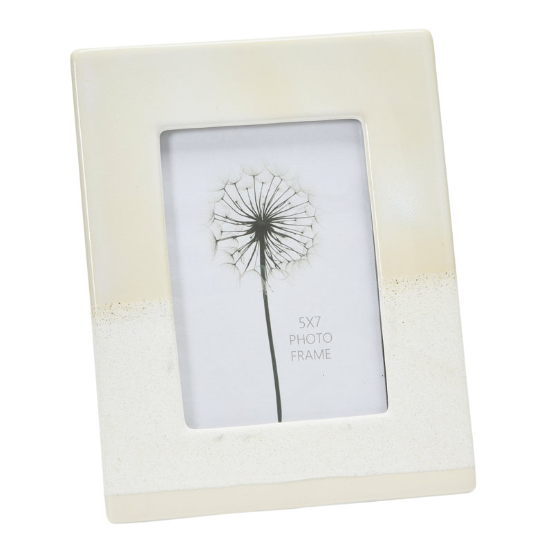 Bera Cream Ceramic Matte Picture Frame