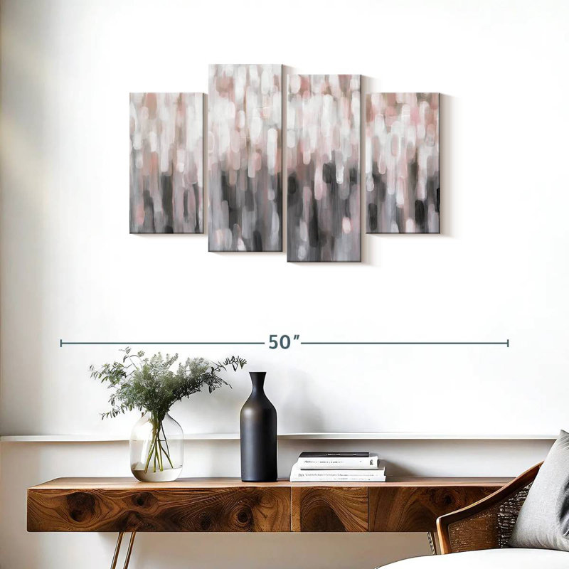Avery Blushing Strokes, 22" H x 36" W