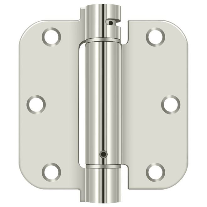 3.5" H x 3.5" W Spring Single Door Hinge Deltana