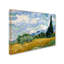 «Yellow Wheat and Cypresses» par Vincent van Gogh, reproduction sur toile tendue-31355201