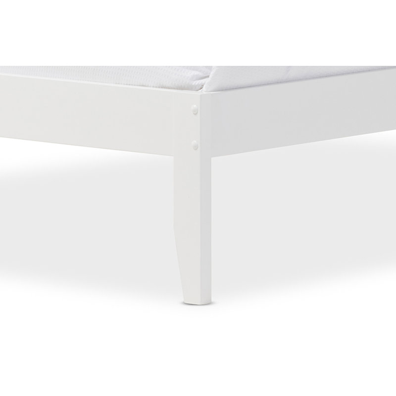 Lit plateforme en bois massif Hideaki, Grand
