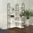 5 Tier Corner Bookshelf, Modern Corner Bookcase, Large Open Shelf Bookcase,Display, Shelving, Tall Bookshelves Storage Display Rack for Bedroom, Living Room and Home Office, White-93959532-93959533