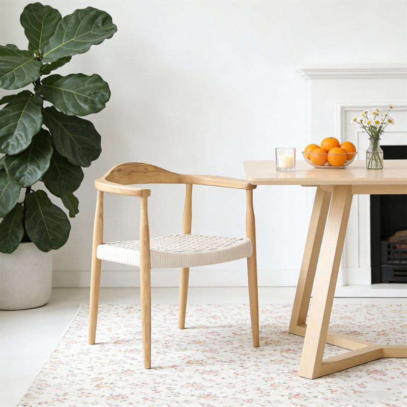 Ensemble de 1 chaise avec accoudoirs (table non incluse)