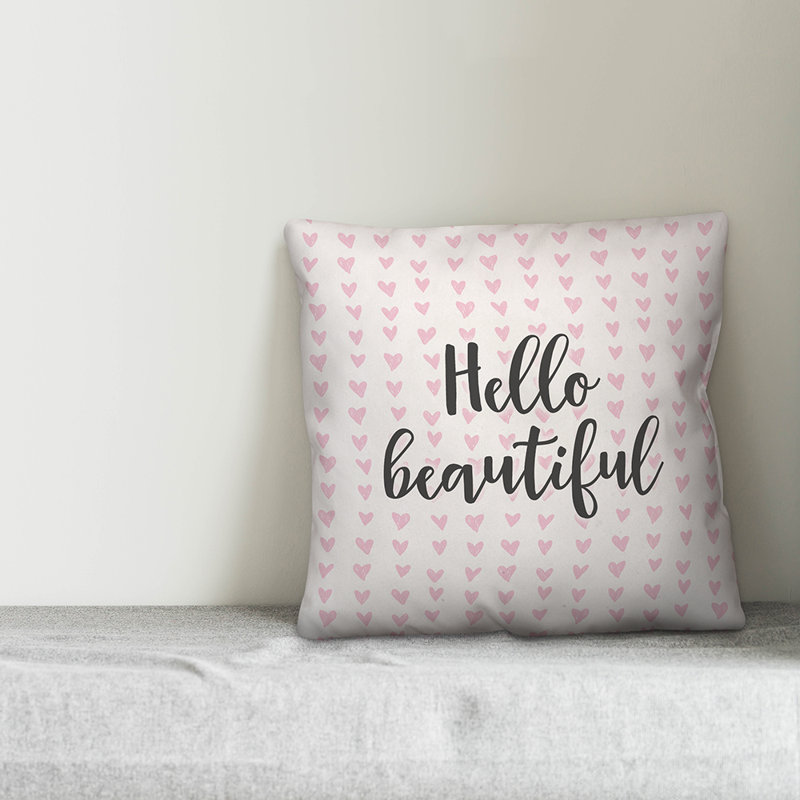  Coussin Hello Hello, Coussin décoratif
