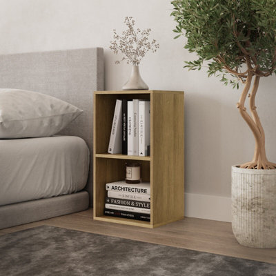 53.6 cm H x 30 cm W Solid Wood Standard Bookcase