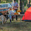 Kinady Square Folding Outdoor Camping Table , 86cm cm W 86cm cm D-1818000899