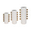 Vase de table moderne en céramique avec boutons décoratifs décoratifs pour la maison-588350605