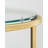 Doynton Glass Top End Table