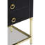 Tanna 46cm W Stainless Steel Bedside Table