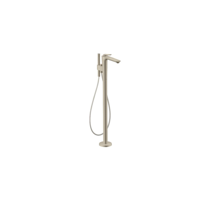 Citterio C Tub Filler with Diverter, Brushed Nickel