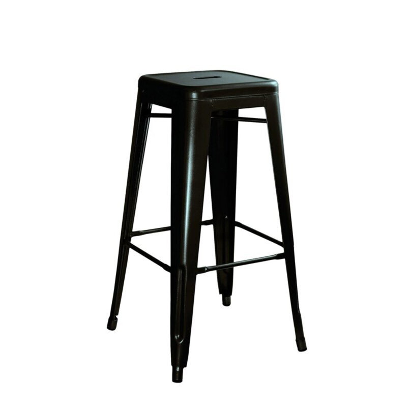 Natascha Counter Stool with Metal Frame, Silver