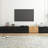 Contemporary Black Tv Stand With Faux Marble, 4 Storage, Accommodates 88" Tvs, Living Room Must-Have Marble & Walnut For Home, 4 Drawer Up To Tv, Staple Option Accessory-1675901087