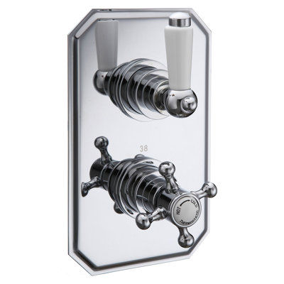  Double Concealed Thermostatic Shower Valve