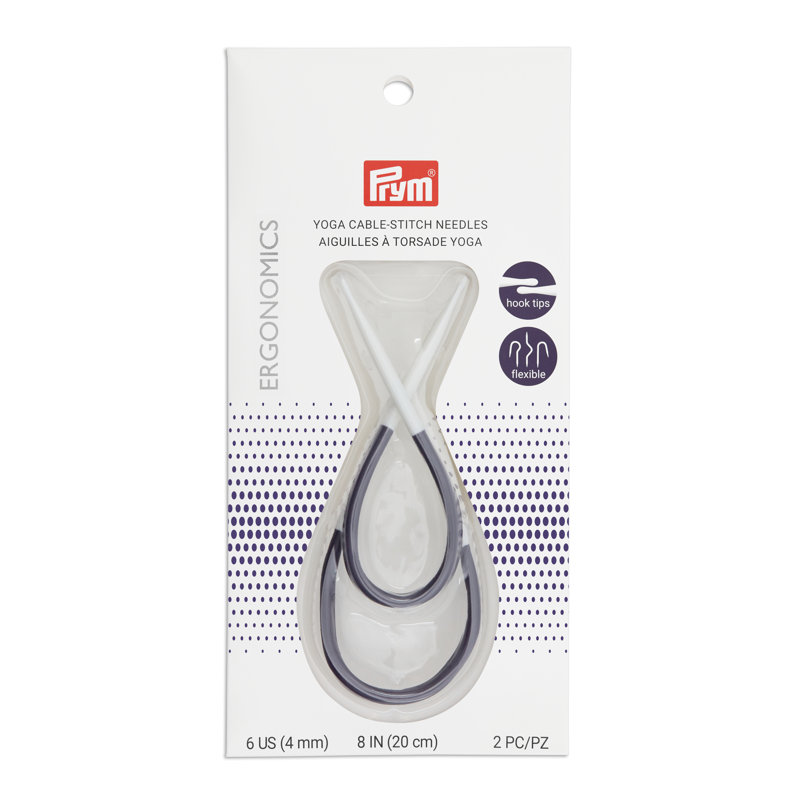 Prym Ergonomics 8" Yoga Cable-Stitch Needle, US 6 (4mm)
