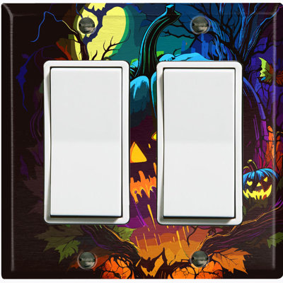 Nature Themed 2 - Gang Rocker Standard Wall Plate