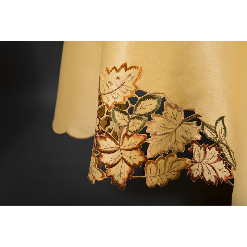 Nappe d’automne brodée nappe Wendling