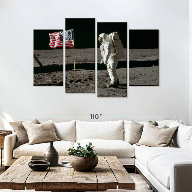 Oberle Man On The Moon III, 54'' H x 84'' W