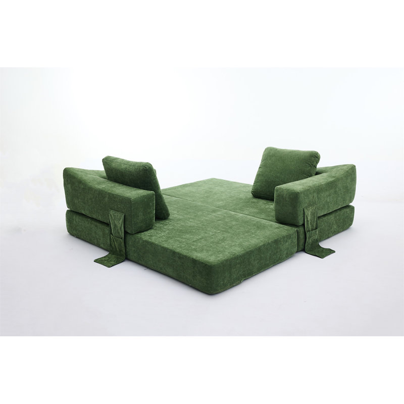 Modern Minimalist Sofa, Green