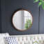 Miroir rond manufacturé