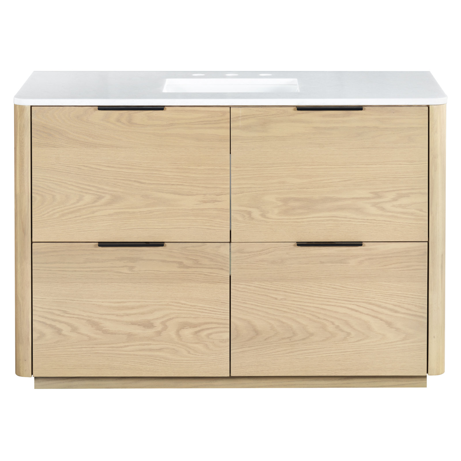 Tahani 48" Genuine Marble Single Bathroom Vanity, Natural