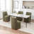 33.5" Rolling Dining Chair（Set of 4）-291495460