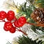 Arbre de Noël artificiel enneigé 6 pi avec pommes de pin et baies-1386958994