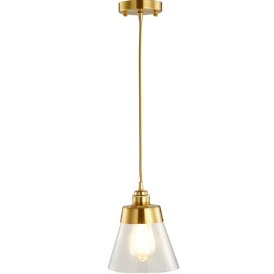 E27 Gold Copper Modern Nordic Glass Pendant Light Hanging Lamp Shade Light Fixtures for Kitchen Island Dinning Room Lights Hanglamp