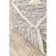Tapis à surface gris en coton touffeté à la main Mizpah-1307163810