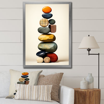 " Finding Balance Rock Balancing Cairn Sculpture I "