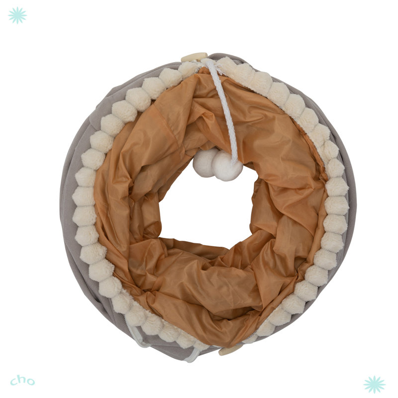 Lit pour chat pliable pour chats d'intérieur, Gris