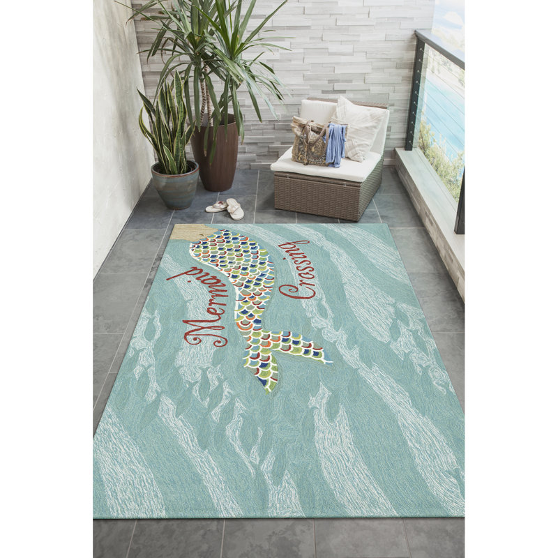 Alandis Handmade Tufted Water Rug