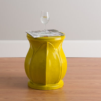 Ceramic Decorative Stool by Dakota Fields