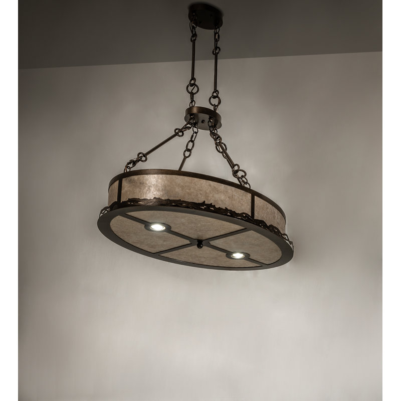 36" Long Craftsman Prime Oblong Inverted Pendant