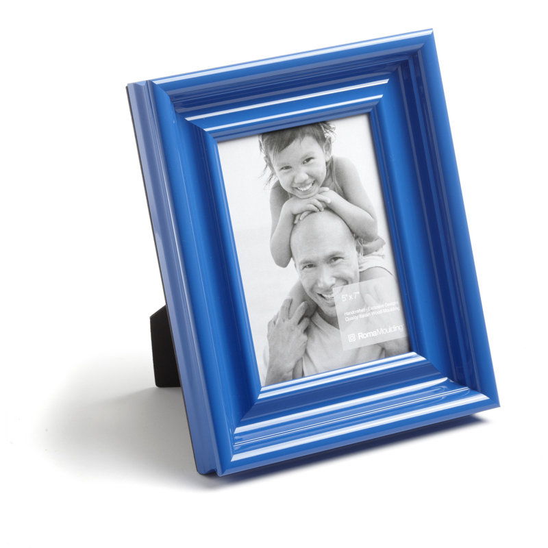 Cadre photo Roma, Bleu, 5 po x 7 po
