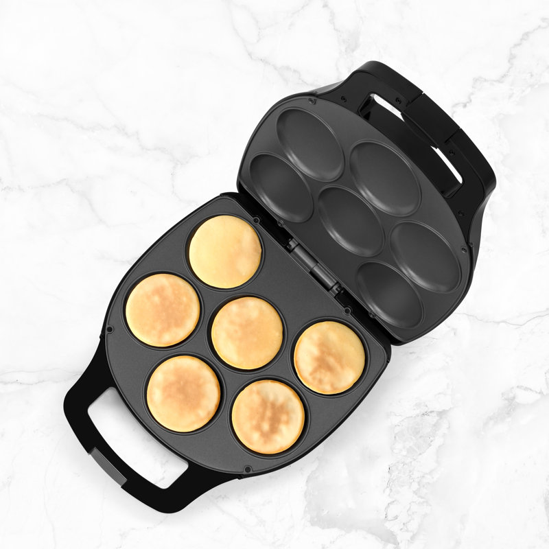 Holstein Housewares Non Stick Arepa Maker, Black