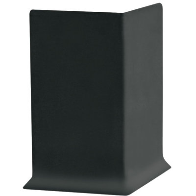 Base murale en caoutchouc thermoplastique de 2,25 po d’épaisseur x 6 po de largeur x 2,25 po de longueur