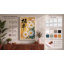 Daisies with Calligraphy Japandi - Wrapped Canvas-1845388854-1845388855