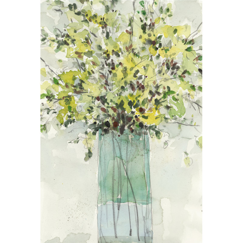 " The Tall Vase I " by Samuel Dixon Painting Print, 30" H x 20" W