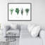 Fines herbes imprimées sur toile