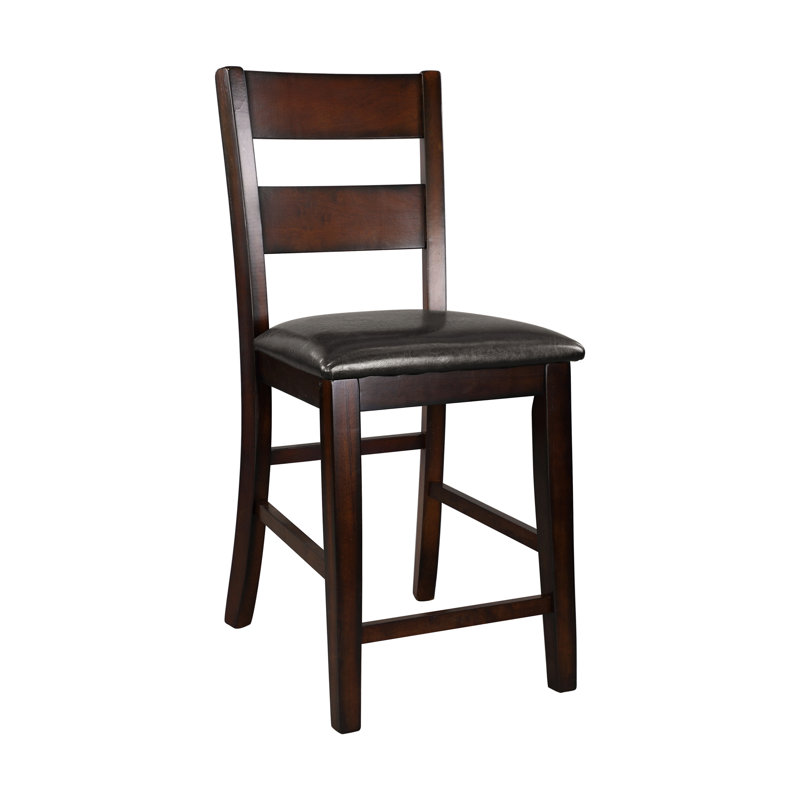 Ensemble de chaises de hauteur comptoir en bois 2 pièces