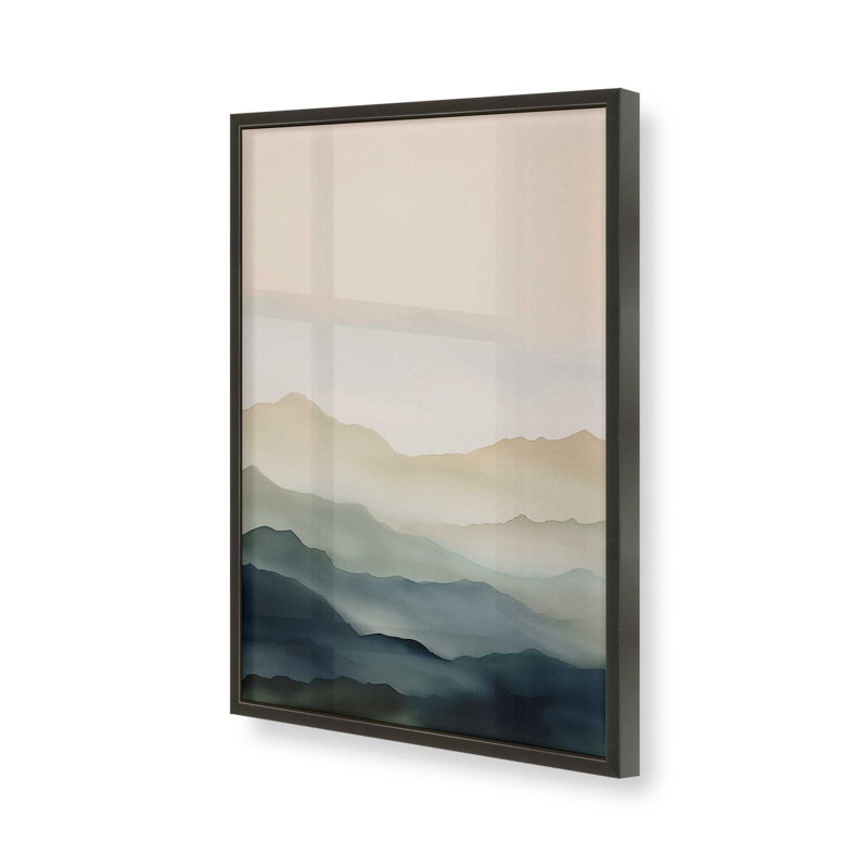 Silent Serenity I Print, 25" H x 19" W, Satin Black Framed