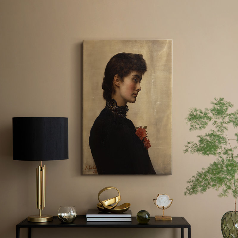Marian Collier (né Huxley) -Galerie sur toile tendue par John Collier, 12 x 18