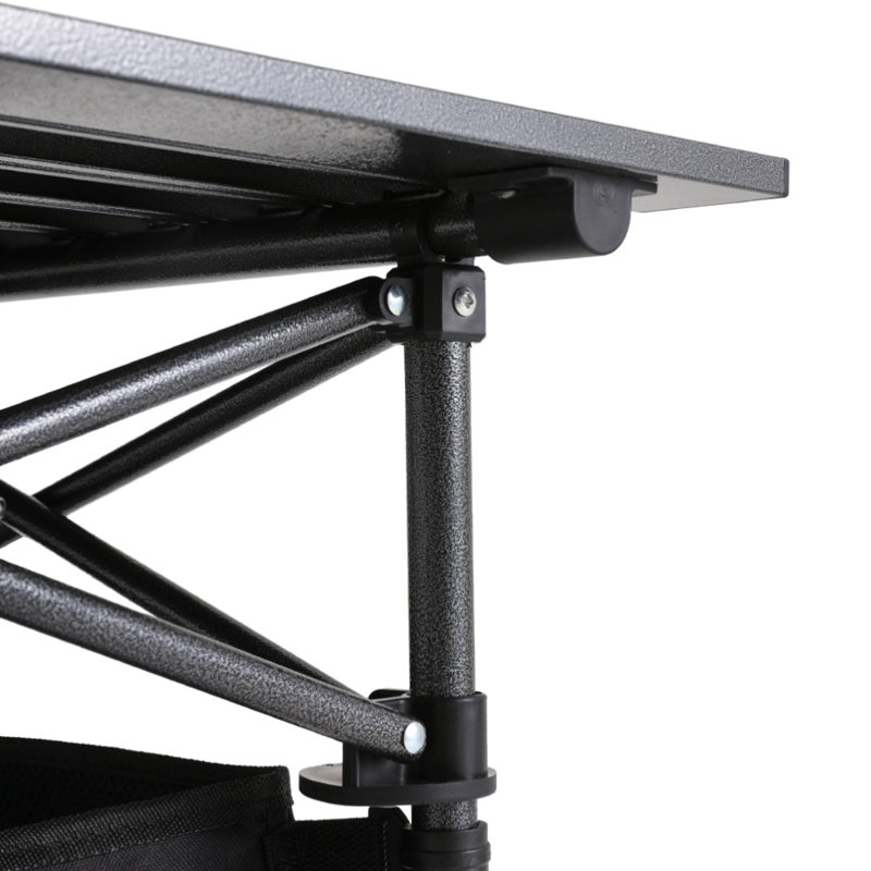 Breshey Rectangular Metal Folding Outdoor Camping Table , 95cm cm W 55cm cm D
