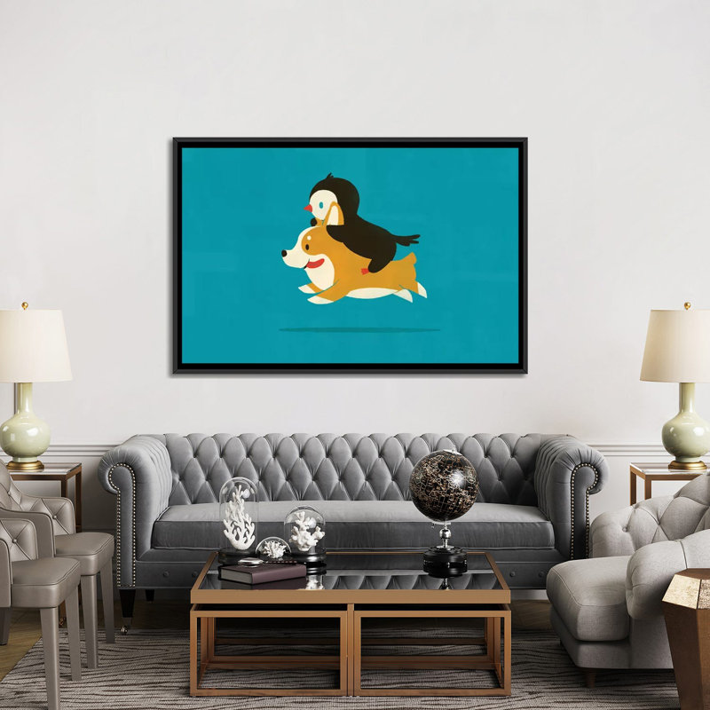 «Like The Wind», impression sur toile, H 18 po x l 26 po x P 1,5 po, Toile avec cadre noir