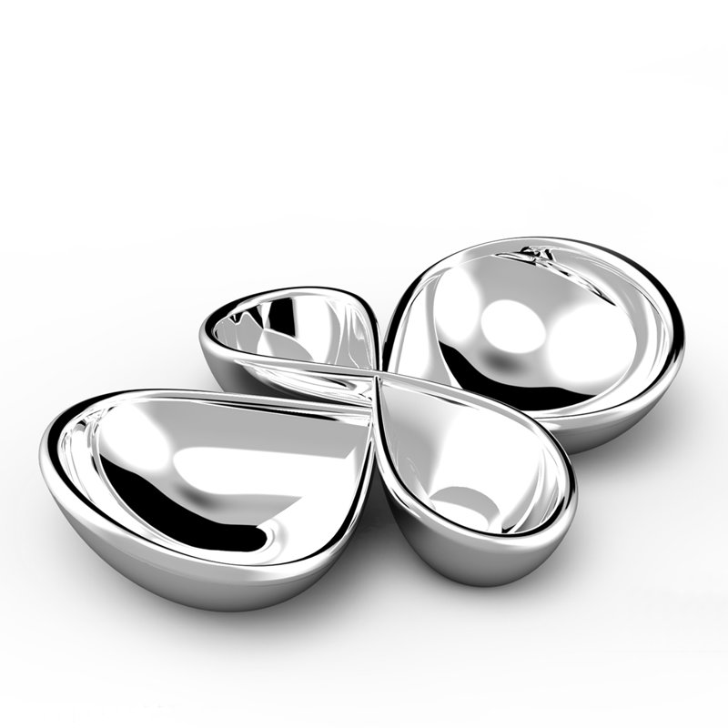 Nambe Infinity 2-Piece Server